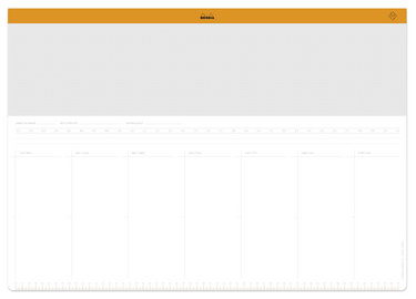 RHODIA Papier-Schreibunterlage RHODIATIME, DIN A2