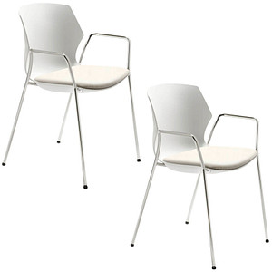 Mayer Stapelstuhl myPRIMO 2511 01 02 A 30 582 weiß Kunstleder