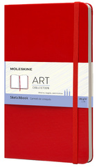 MOLESKINE Skizzenbuch, L/A5, 165g/qm, Hardcover, hellrot