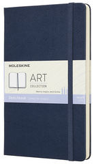 MOLESKINE Skizzenbuch, L/A5, 165g/qm, Hardcover, blau