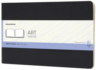 MOLESKINE Skizzenalbum, L/A5, 120g/qm, Karton, schwarz