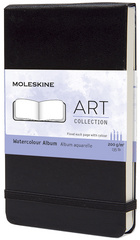 MOLESKINE Aquarellalbum, XL/A4, 200g/qm, Hardcover, schwarz