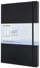 MOLESKINE Aquarellnotizbuch, A3, 200g/qm, Hardcover, schwarz