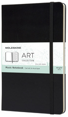 MOLESKINE Musik-Notizbuch, L/A5, 100g/qm, Hardcover, schwarz
