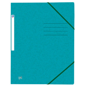 Oxford Eckspannermappe Top File+, DIN A4, aqua