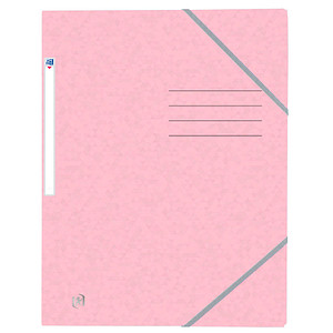 Oxford Eckspannermappe Top File+, DIN A4, pastell rosa