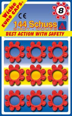 8er Munition 144 Schuss auf Blister