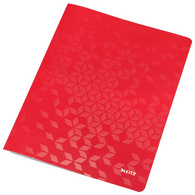 LEITZ Schnellhefter WOW, DIN A4, Karton, rot