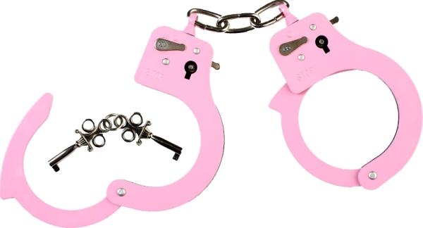 Handschellen PINK lackiert