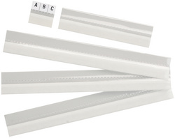 LEITZ Esselte Vollsicht-Reiter, transparent farbig, aus Folie Streifenbreite: 2