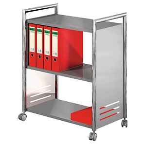 kerkmann Bürowagen/Etagenwagen Artline, chrom/alusilber