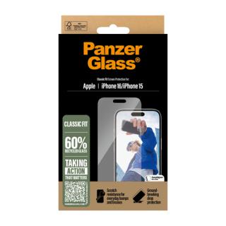 PanzerGlass™ Classic Fit Display-Schutzglas für Apple iPhone 16