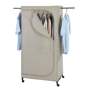 WENKO Balance Kleiderschrank beige keine Fachböden 75,0 x 50,0 x 160,0 cm
