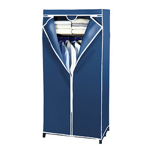 WENKO Air Kleiderschrank marineblau 1 Fachboden 75,0 x 50,0 x 160,0 cm