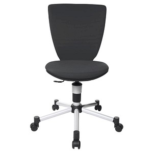 Topstar Kinderdrehstuhl Titan® Junior 3D, 71407 BI0 schwarz, silber Stoff