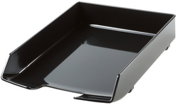 HAN Briefablage WAVE EXCLUSIV, DIN A4, Polystyrol, schwarz