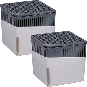 2 WENKO Cube Raumentfeuchter, 2x 1,0 kg