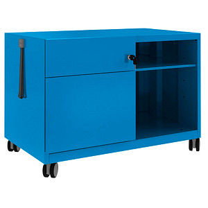 BISLEY Note™ Caddy Rollcontainer blau 2 Auszüge 80,0 x 49,0 x 56,3 cm