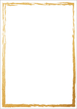 sigel Design-Papier "Golden frame", DIN A4, 200 g/qm