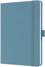sigel Notizbuch Jolie Feel, Textil, DIN A5, liniert, blau