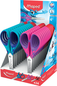 Maped Bastelschere Essentials Soft, Länge: 130 mm, Display