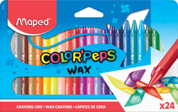 Maped Wachsmalstift COLOR'PEPS WAX, 24er Kartonetui