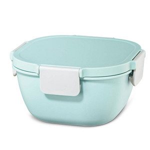 xavax® Lunchbox 9,5 cm hoch blau 1,7 l