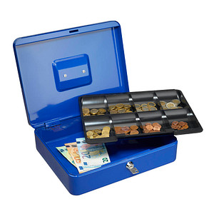 MAUL Geldkassette, blau, Maße: (B)300 x (T)245 x (H)90 mm (56114-37)