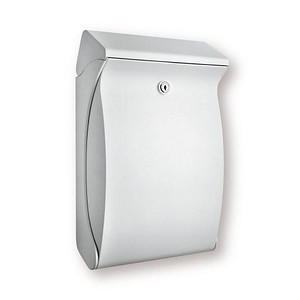 BURG-WÄCHTER Kunststoff-Briefkasten Swing 4905, weiß