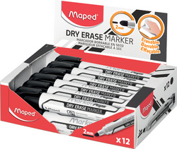 Maped Whiteboard-Marker Marker'Peps Jumbo, schwarz, 12er