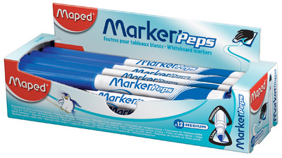 Maped Whiteboard-Marker Marker'Peps, blau, 12er Display