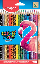 Maped Dreikant-Buntstift COLOR'PEPS Animals, 18er Kartonetui