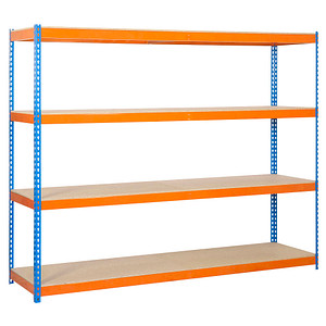 Simon Rack Schwerlastregal SIMONFORTE 2406-4 458100045202468 blau, orange 240,0 x 60,0 x 200,0 cm