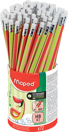 Maped Schreiblern-Bleistift Kidy learn, 72er Köcher
