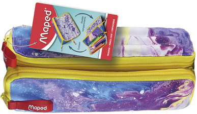 Maped Doppel-Schlamper-Etui XXL FANCY "ROSA MARMOR"