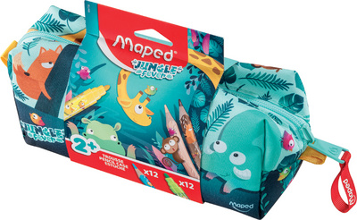 Maped Schlamper-Etui JUNGLE fever, befüllt, 24-teilig