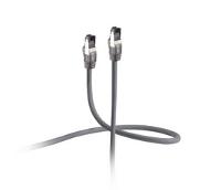 FLEXLINE Patchkabel Kat. 6A, U/FTP, trittfest, grau, 2,0 m