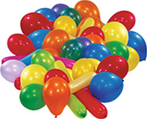 Ballons 25 Stück farblich sortiert Ballons 25 Stück farblich sortiert