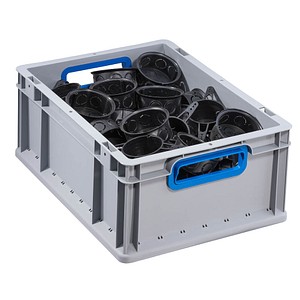 allit Transportbehälter ProfiPlus EuroBox 417, grau/blau