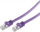 SHIVERPEAKS RJ45 Patchkabel S/FTP PIMF Cat.7 violett 1,0m