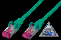 shiverpeaks Patchkabel S/FTP Cat.6aPIMF grün 0,25 m
