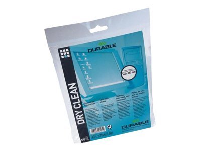 DURABLE Vlies-Oberflächen-Reinigungstücher DRY CLEAN 50