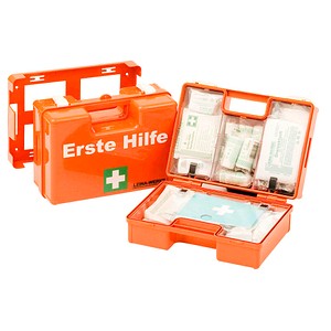 LEINA Erste-Hilfe-Koffer QUICK, Inh alt DIN 13157, orange (8921003)