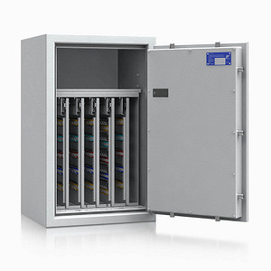 ISS safe4key Schlüsseltresor grau mit 440 Haken Elektronikschloss