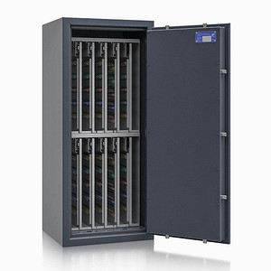 ISS safe4key Schlüsseltresor grau mit 880 Haken Doppelbartschloss