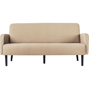 PAPERFLOW 3-Sitzer Sofa LISBOA, Stoffbezug, elfenbein