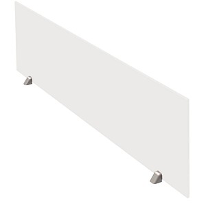 kerkmann Tischtrennwand, (B)1600 x (T)16 x (H)450 mm, weiß