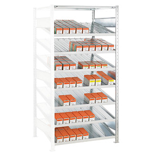 SCHULTE Anbau-Schwerlastregal 13621 silber 100,0 x 80,0 x 200,0 cm