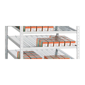 SCHULTE Fachboden für Schrägbodenregal silber 130,0 x 80,0 cm