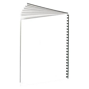 GBC HiGloss - Bindemappe - A4 (210 x 297 mm) - weiß - 250 g/m2 - 100 Stck. - fü